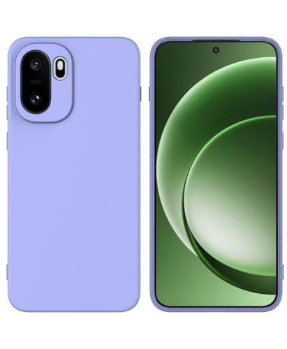 Image of DIZORO Compatible with Oneplus 15R 5G Back Cover with Upgraded Square Edges for Camera Protection Shockproof Flexible Matte Liquid Silicone Mobile Phone Case (nEW Purple)