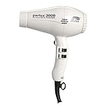 Parlux 3800 Ceramic & Ionic 2100W Hair Dryer, White