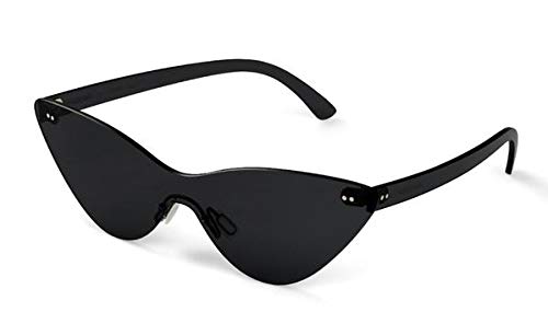 Carrighan Black Orlov. Gafas de sol de mujer, Talla Única. Elaboradas en PVC, resistente y flexible