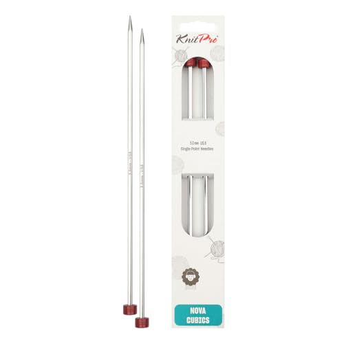 KnitPro Nova Cubics Single Pointed Needle 14