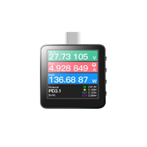 Kissmii Power-Z KM003C Testeur De Charge USB-C Portable PD3.1 QC5