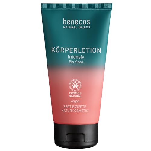 benecos Natural Basics – Loción corporal Intensa – Shea Orgánica – 150 ml – Vegana – Testado Derm