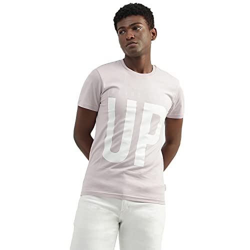 Image of UNITED COLORS OF BENETTON Men's Cotton Printed Regular Fit T-Shirt