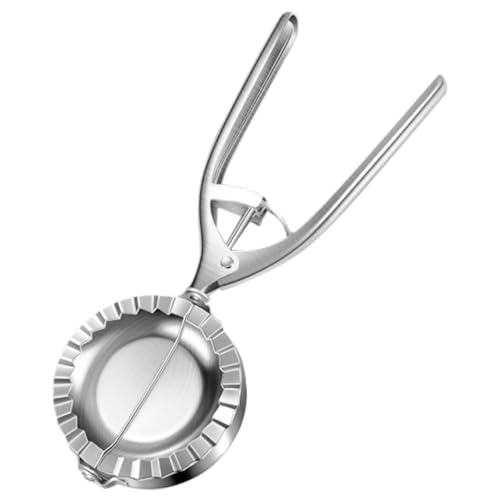 GRIRIW Compact Dumpling Mould Stainless Steel Press Simplify Dumpling Making Family-friendly Safe