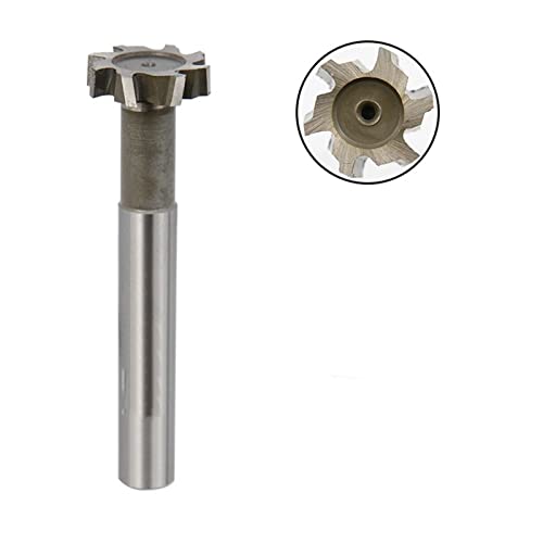 Fraise à rainurer en T HSS outil fraisage CNC rainure 8-32mm soudée