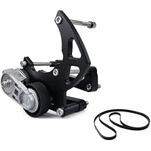 Bevinsee LS Swap R4 AC Compressor Bracket with Belt Compatible with Chevrolet GMC SUV Truck Engine LSX LS2 LS3 LS6 LQ LQ4 LQ9 Air Conditioner Vortec Triangle with Tensioner Passenger Side