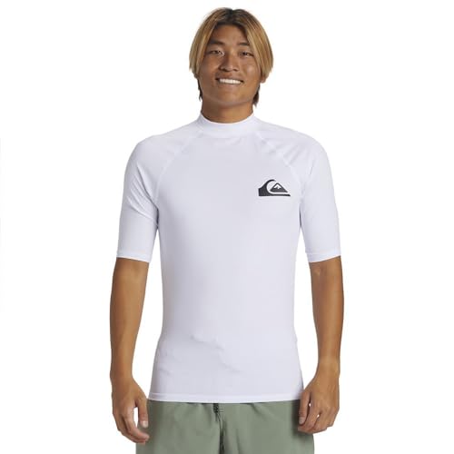 Quiksilver Everyday - Camiseta de Surf de Manga Corta con Protección Solar UPF 50 para Hombre