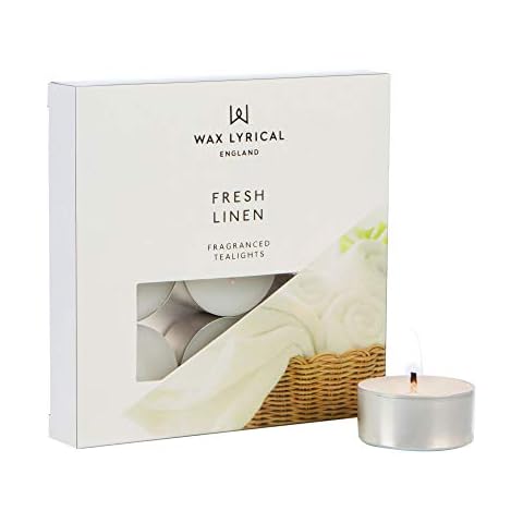WAX LYRICAL Fresh Linen Scented Tealight Candles Cover