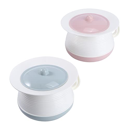 HOMOCONO Ppプラスチック製ベビー小便器バケツ 幼児用トイレトレーニング用トイレ 密閉蓋 滑り止め付き ポータブル 夜間用便器カバー