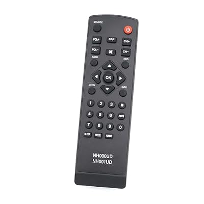 NH000UD NH001UD Replace Remote Compatible with Emerson Sylvania TV LC190EM2 LC220EM1 LC220EM2 LC260EM1 LC260EM2 LC260EM2A LC320EM1 LC320EM2 LC370EM2 LC401EM2