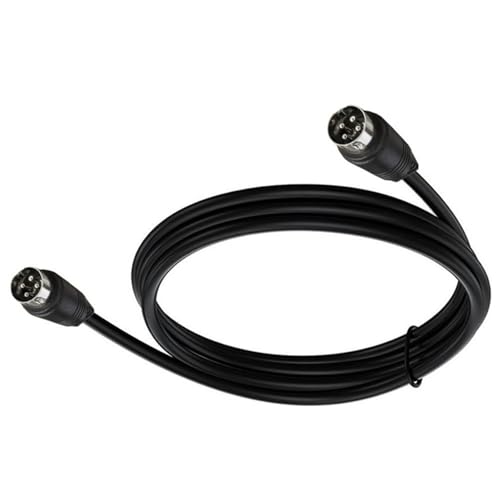 Shurhome 4 Pin DIN Male to Male Plug Extension Cable 4Pin DIN Connectors Cable for DVRs and DIN Sound Connectors