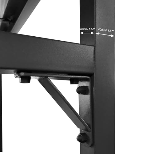 Metal Firewood Rack Outdoor with Cover 4.7 x 2.3 x 4.7 feet Anthracite | Heavy Duty Logs Holder | Fireplace Wood Storage Rack with Weather Protection half Cord