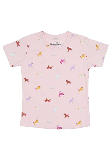 Image of NammaBaby Baby Girl Pure Cotton Hoseiry Regular Fit T-Shirt Top Tshirt - Pack of 3