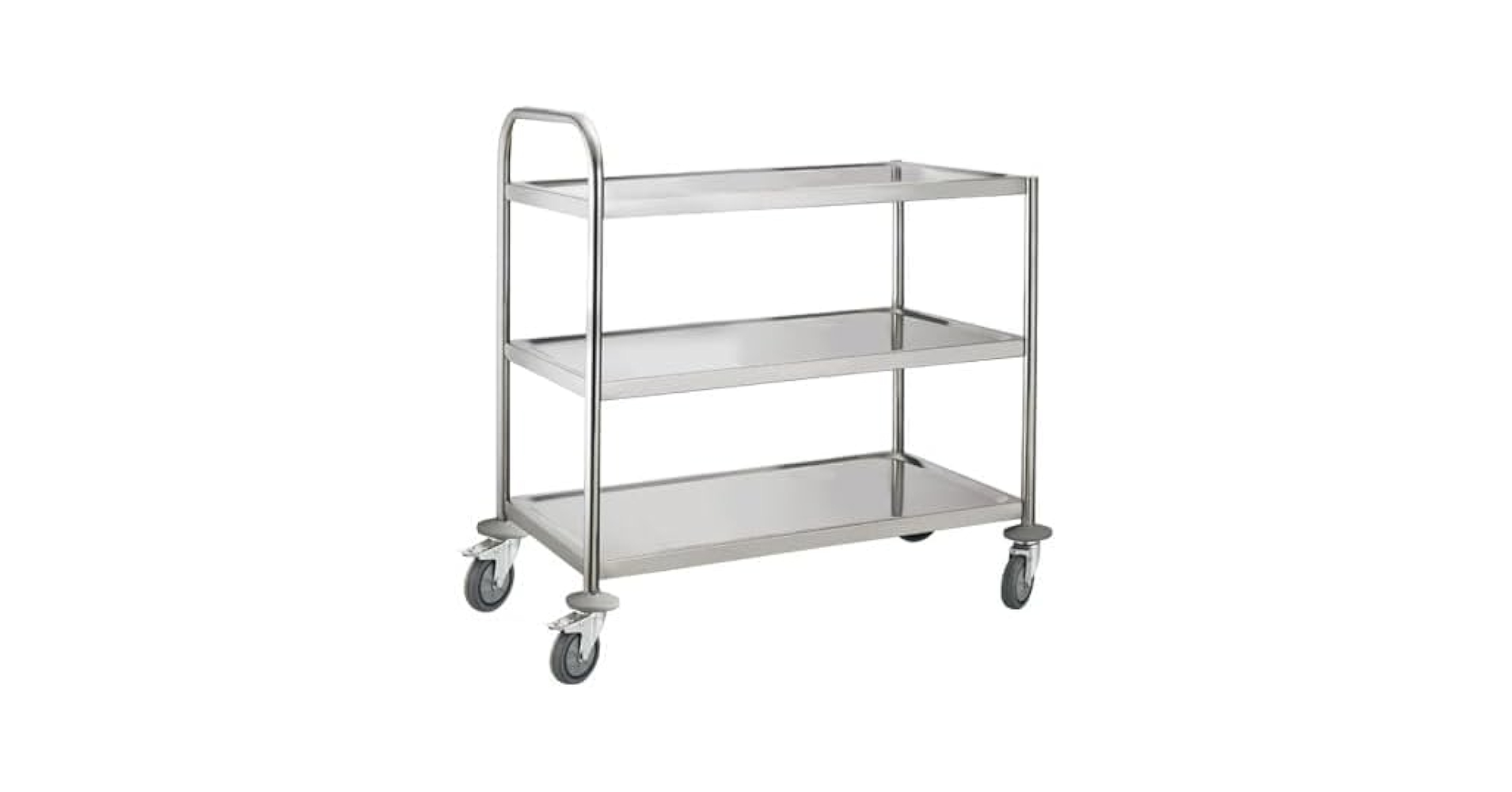 Amazon.co.jp: キャスター付き ステンレス ワゴン シングル