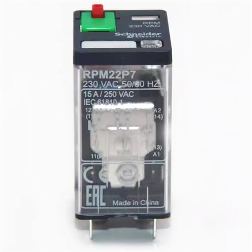 RPM22P7 230 VCA relais de puissance 230 VCC 15A commande 8 broches