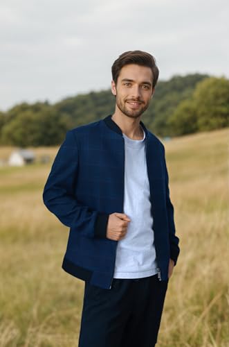 Mens Casual Bomber Sport Coat Lightweight Jacket2