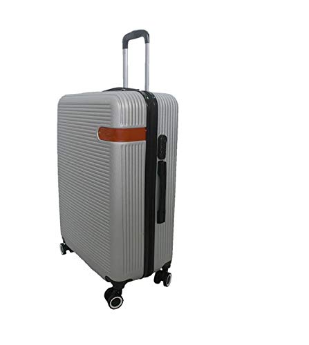 Kit 3 Malas De Viagem + 2 Frasqueira De Luxo Cinza