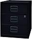 Bisley Home Personal Rollcontainer PFA: mit 3 Schublade/Bürocontainer/Rollwagen Gebrauch für Schreibtisch, Akten, Dokumente, Schreibwaren Maße: 40 x 41.3 x 52.8 cm