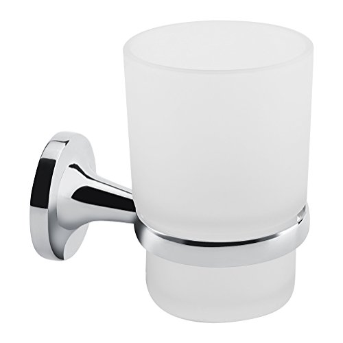 Estink Set de Accesorios de Baño para Pared, 6 Piezas, Toallero, Anillo, Portapapel, Jabonera, Gancho, Portacepillos