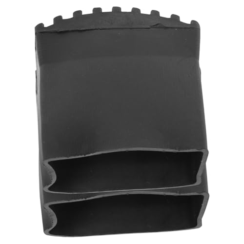 BIUDECO Pieds d'Échelle en Caoutchouc Antidérapants Lot de 2 Patins 55X25 MM Résistants la Corrosion et Protège-Sols pour Usage Intérieur