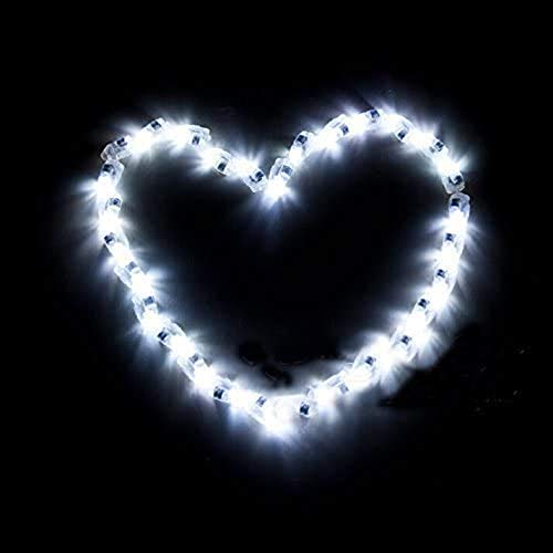 Neo LOONS® 100pcs/lot 100 X White Led Flash Ball Lamp Balloon Light Long Standby time for Paper Lantern Balloon Light Party Wedding Decoration
