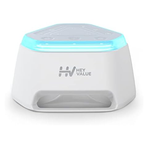 Sound Machines White Noise Machine for Baby Kids Adults with Night Light, 26 Non Looping Natural Soothing Sounds and Memory Function, 15 Levels of Volume and Sleep Sound Timer Powered by USB Cover