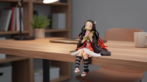 Image of Awestuffs Action Figure Limited Edition for Car Dashboard, Decoration, Cake, Office Desk & Study Table Nezu Sitting D Slayer