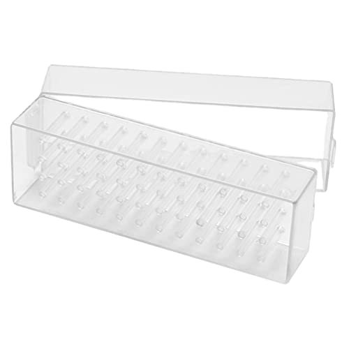 Caja organizadora para brocas de manicure 48 orificios miniatura 1