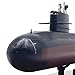DBEIXIWEI 1:350 Scale Chinese Yuan Class Attack Submarine Model PC Nautical Submarine Miniature Hobby Model Kit for Adults & Kids