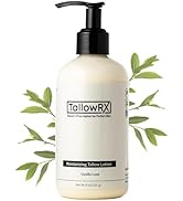 TALLOWRX Beef Tallow Lotion for Skin, Face & Body – Luxurious Moisturizer with Grass Fed Tallow, ...
