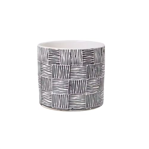 Planter Simple Large Ceramic Flower Pot Home Living Room Indoor Creative Luxury of Planting Green Potted Plants Flower Pots(Red 