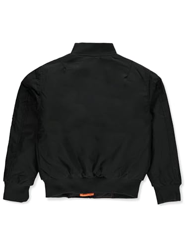 Spire Boys' Aviator Flight Jacket - black, 84