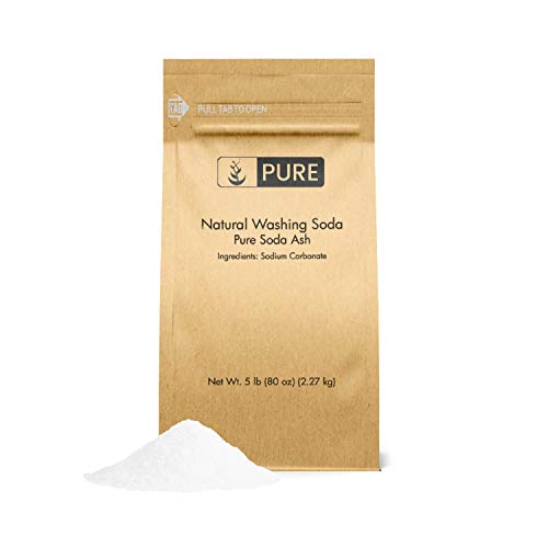 Natural Washing Soda (5 lb.) by Pure Organic Ingredients, Also Called Soda Ash