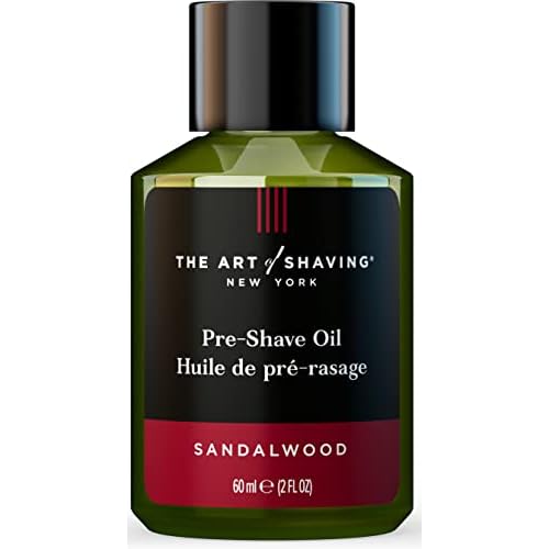 The Art of Shaving Pre Shave Beard Oil – Shaving Oil for Men, Protects Against Irritation and Razor Burn, Clinically Tested for Sensitive Skin, Sandalwood