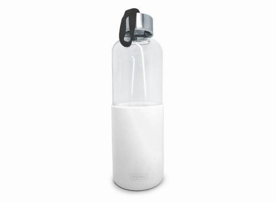 Nerthus FIH 403 600ml Glass Bottle White. BPA Free