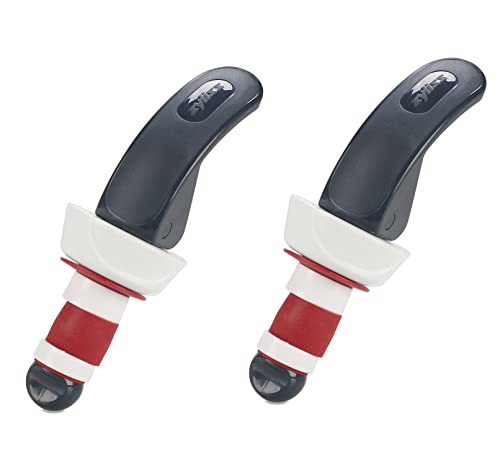 Zyliss Easy Seal Bottle Stoppers - Gray & Red