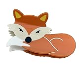 Big Fox Hair Clips,Cute Big Fox Hair Claw Clip,Bird Animal Hair Claw Hairgrips Clip Hairpins for Girls of all Ages (Big Fox)