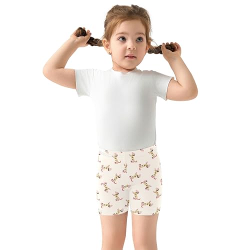 Girls' Shorts Soft Summer Soft Boxers Short Cute Dachshund Leggings Dance Bottoms2
