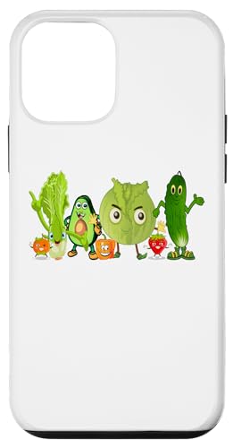 Carcasa para iPhone 12 mini I Run On Veggies Funny Día Mundial Vegetariano Me encantan las verduras