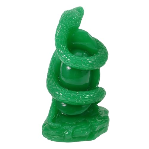 SHINEOFI Statue De Serpent Verre Décoratif Ornement De Bureau Élégant pour Décoration Intérieure Modèle Zodiacal Verre Compacte