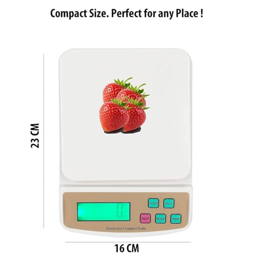 Image of SF-400A Digital Kitchen Weighing Scale | 10Kg x 1g Precision | Food Scale with LCD Display for Cooking, Baking, Meal Prep & Healthy Diet | Compact Electronic Weight Machine for Home Use (SF400 A)