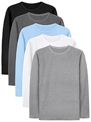 Black, White, Light Grey, Light Blue, Dark Grey