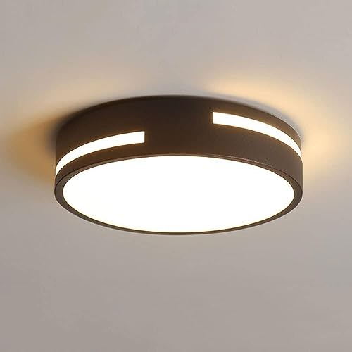 Opiniones y reviews de Iluminación decorativa y para usos específicos los mejores 10. 44 LONGDU Luz de techo, lámpara de techo de arte de hierro fino redondo, lámpara de techo de luz plana LED, accesorios de iluminación de decoración fáciles de instalar for...