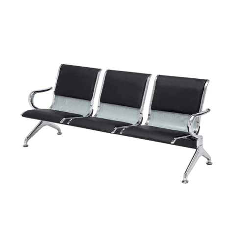 VANLIG Banca De Espera 3 Plazas Acero para Recepciones,...