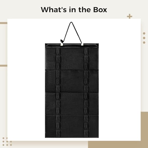 Organizador colgante para baquetas capacidad 12 pares negro miniatura 3