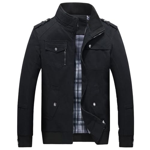 Xingfenly Jacket Spring Autumn Men | Casual Shirt - Trench