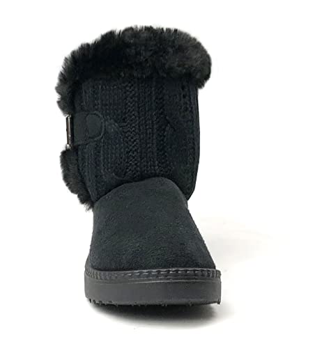 Image of REDVOLUTION SnowStar Snow Boots for Kids - Warm Winter Boots with Snowflake Print for Toddlers & Little Kids
