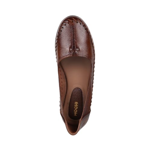 Image of Mochi Women Sythetic Leather Laser-Cut Casual Shoes