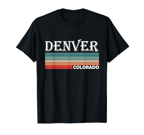 Retro Denver Colorado CO Souvenir Gift T-Shirt
