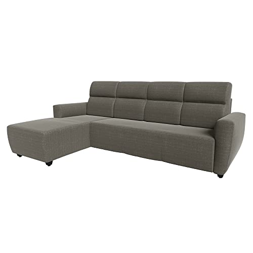 Image of Wakefit 3 Seater Sofa Set | 3 Year Warranty | Modern, Grey, Wooden Sofa for Living Room - Belize (Omega : Grey)